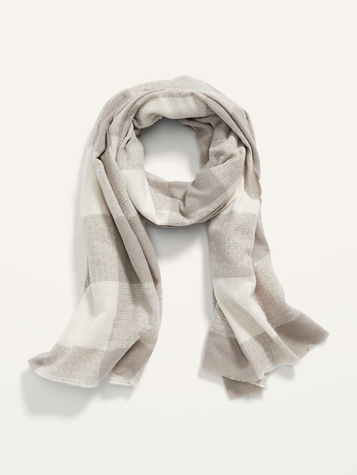View large product image 1 of 1. Soft-Brushed Flannel Scarf for Women