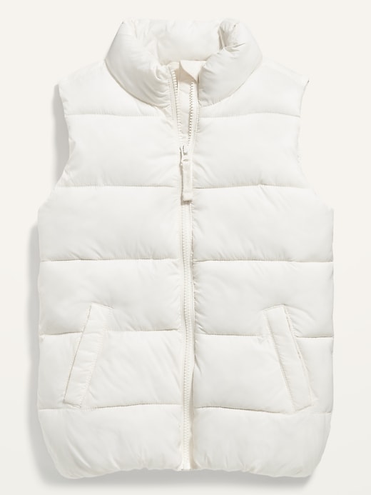 View large product image 1 of 2. Frost-Free Solid Puffer Vest for Girls