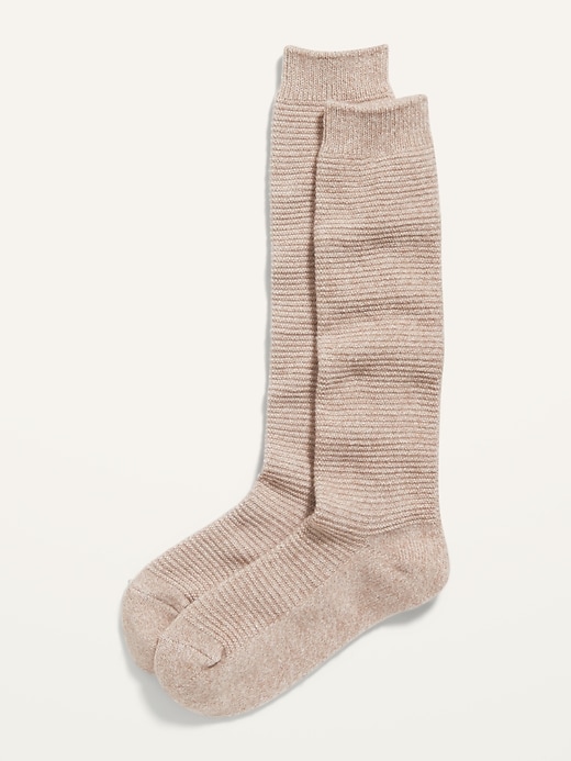 Cozy Textured Boot Socks for Women 