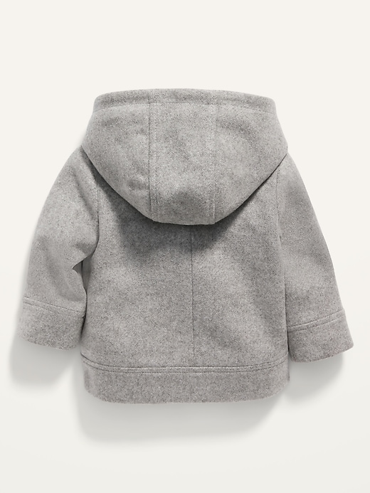 View large product image 2 of 2. Unisex Soft-Brushed Hooded Coat for Baby
