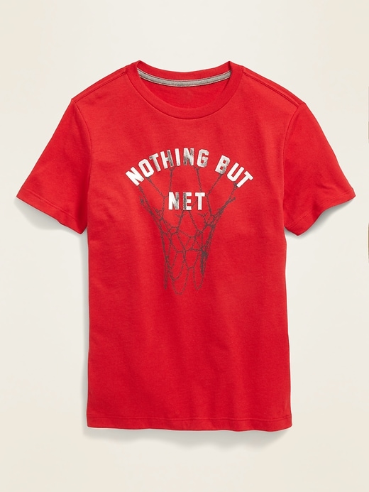 View large product image 1 of 1. Gender-Neutral Graphic Short-Sleeve Tee For Kids