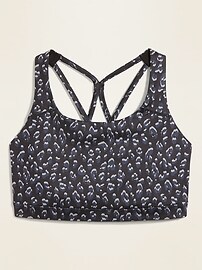View large product image 3 of 3. Medium Support Strappy Plus-Size Sports Bra