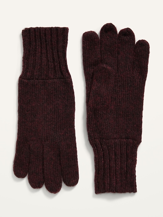 View large product image 1 of 1. Cozy Sweater-Knit Gloves For Women