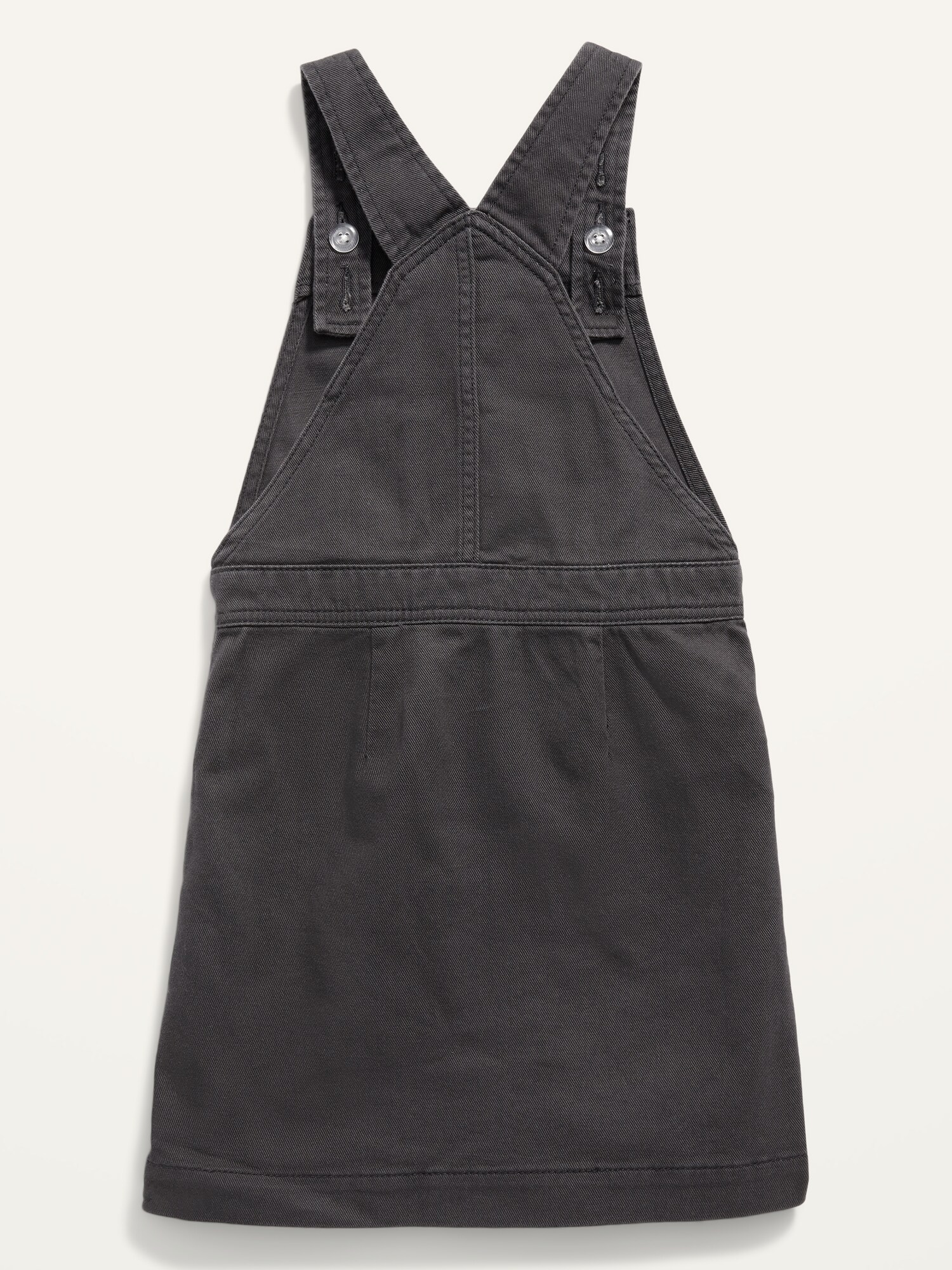 cotton twill bib overall dress