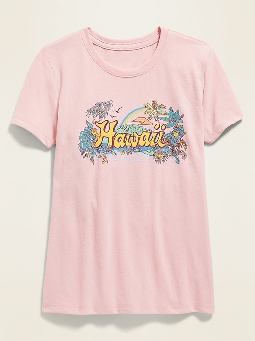 Hawaii Graphic Soft-Washed Tee for Girls | Old Navy