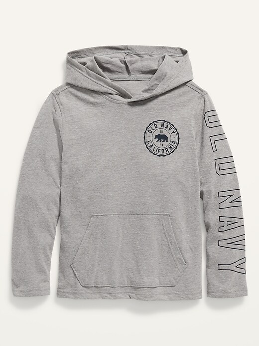 View large product image 1 of 1. Logo-Graphic Pullover Tee Hoodie For Boys