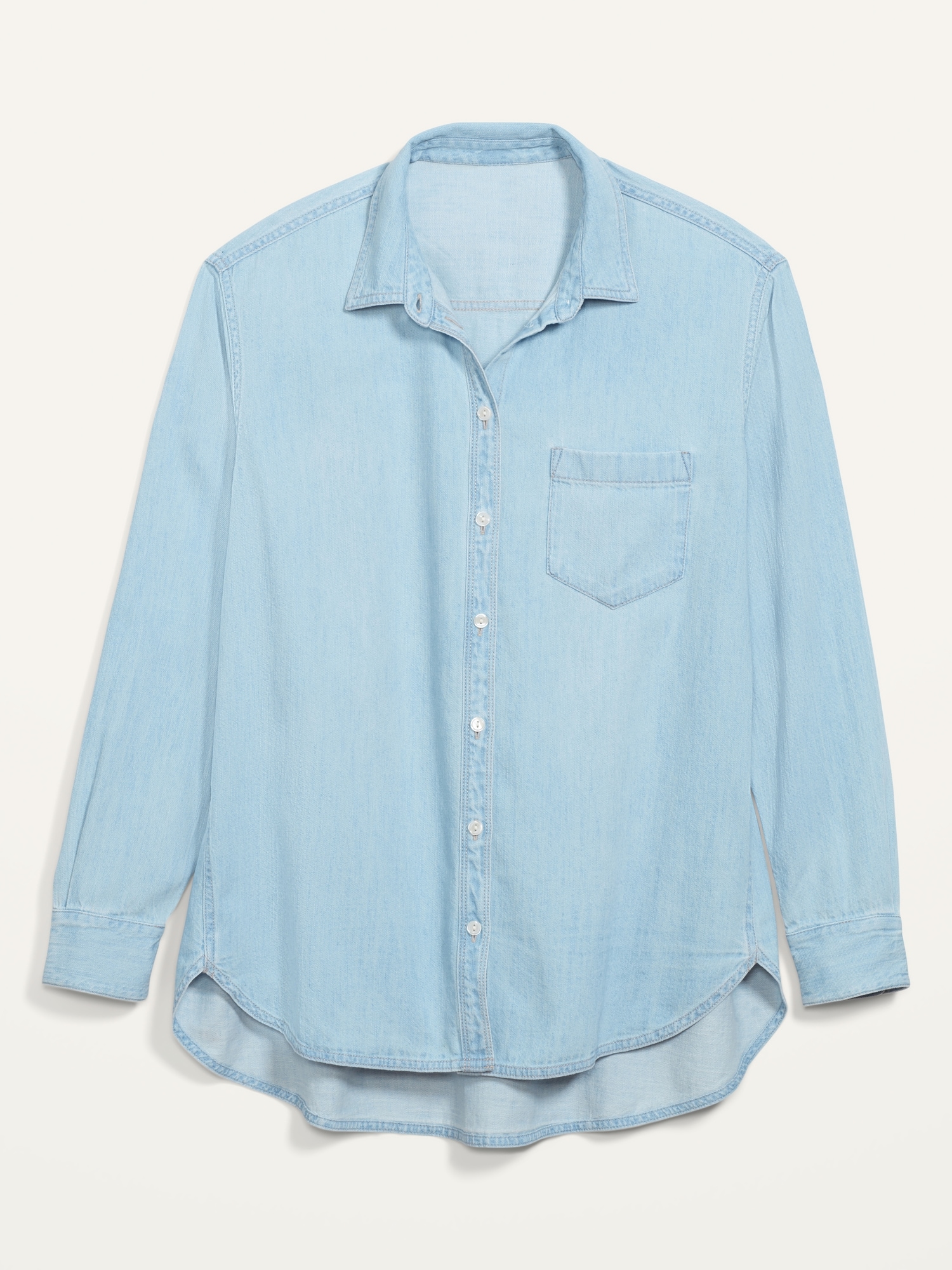 jean tunic shirt