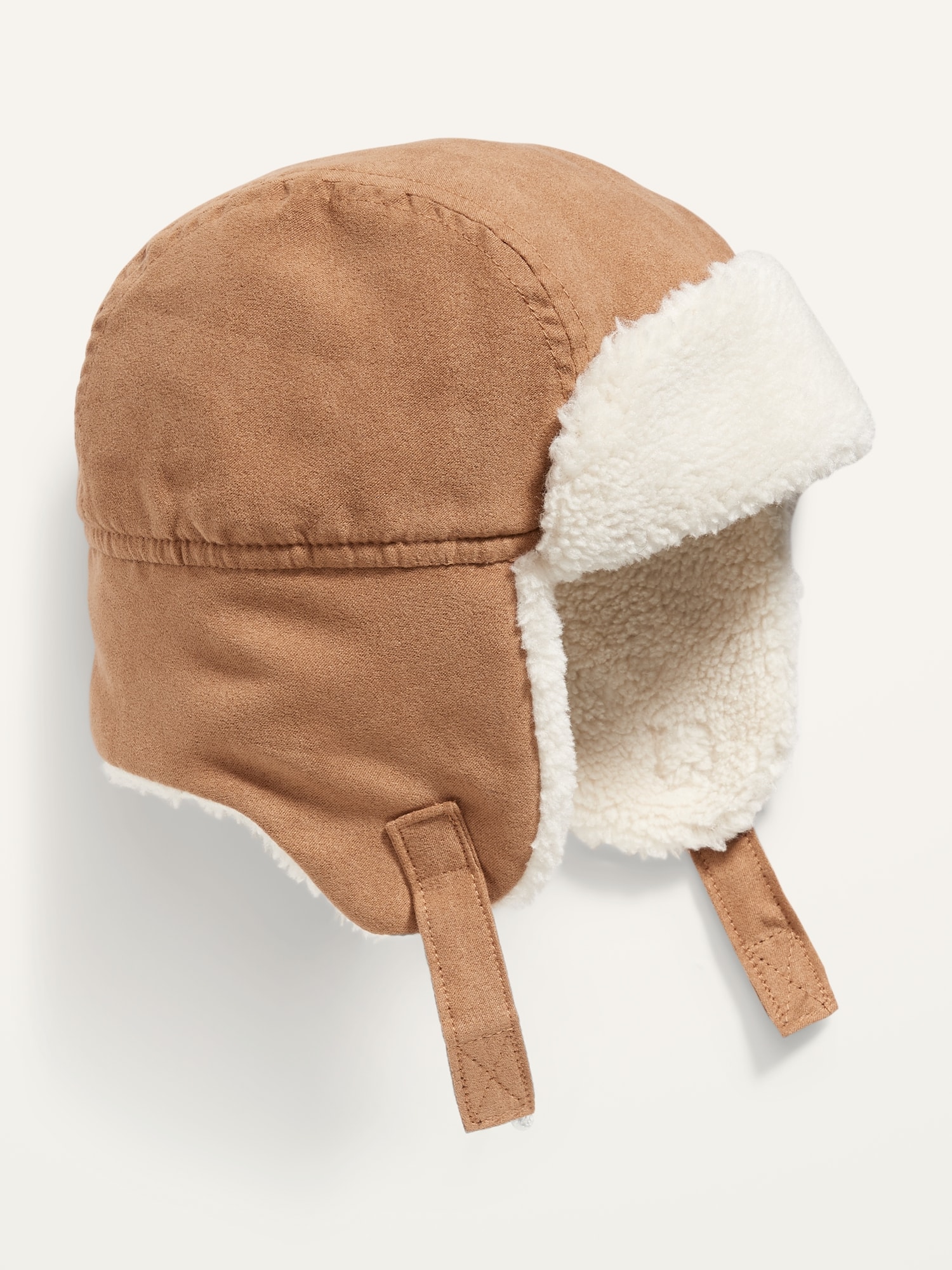Unisex Sherpa-Lined Trapper Hat for Baby