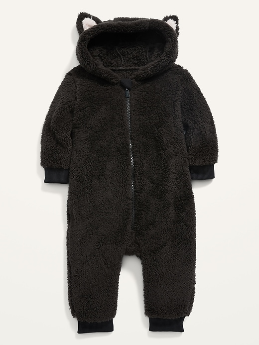 View large product image 1 of 2. Unisex Critter Sherpa One-Piece for Baby