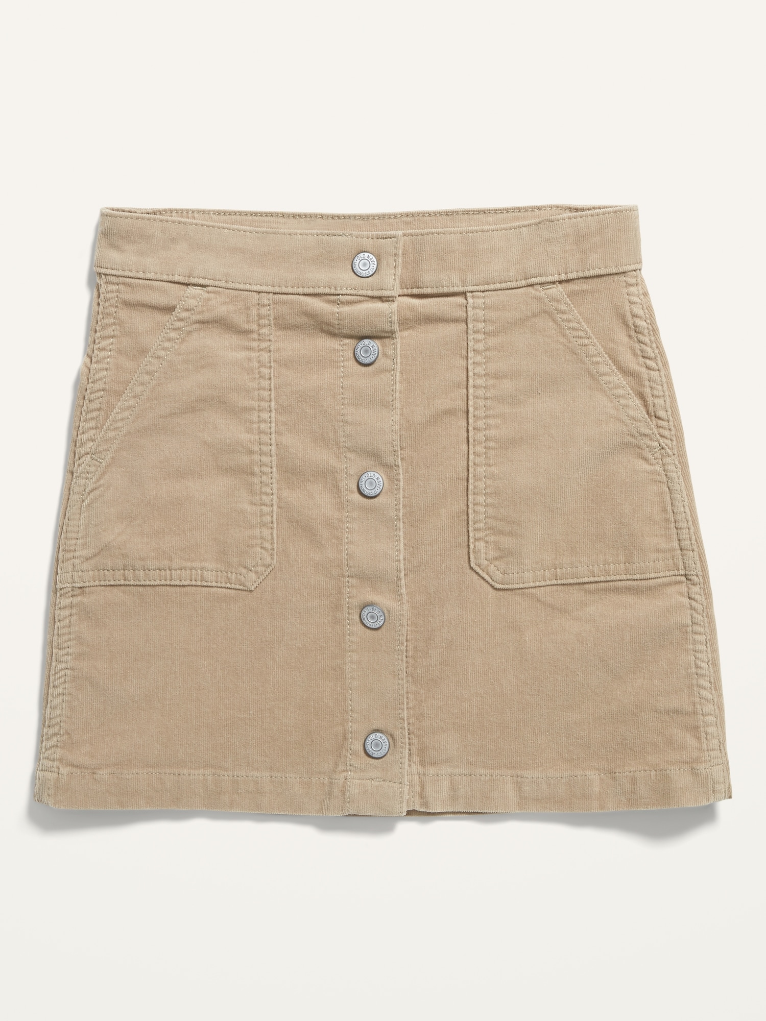 High-Waisted Button-Front Corduroy Skirt for Girls | Old Navy