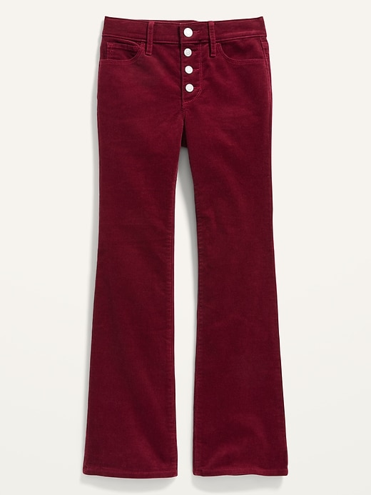 Old Navy High-Waisted Button-Fly Flare Corduroy Pants for Girls. 1