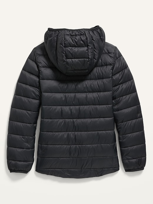 View large product image 2 of 2. Hooded Narrow-Channel Puffer Jacket for Girls