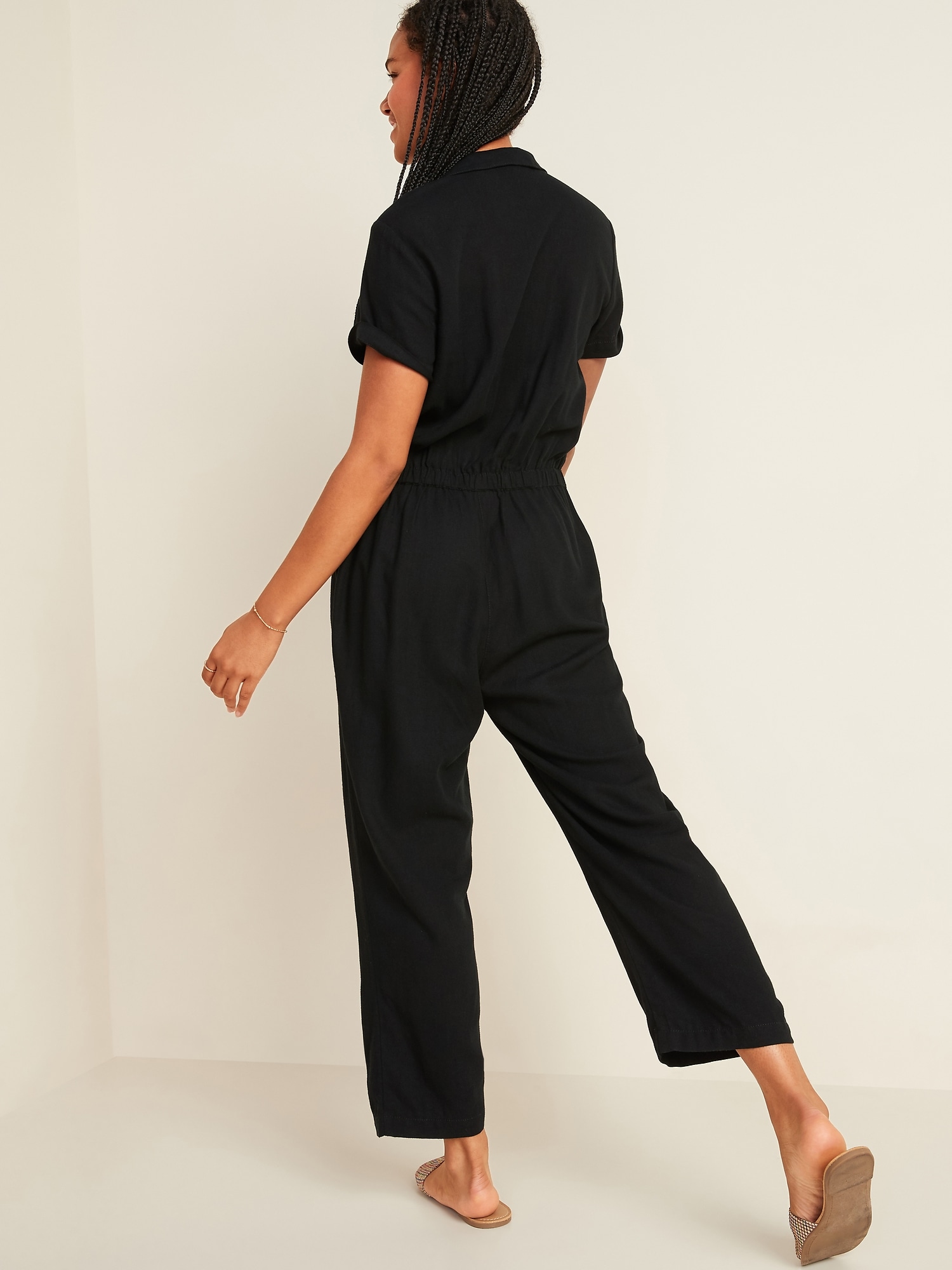 old navy waist defined jumpsuit