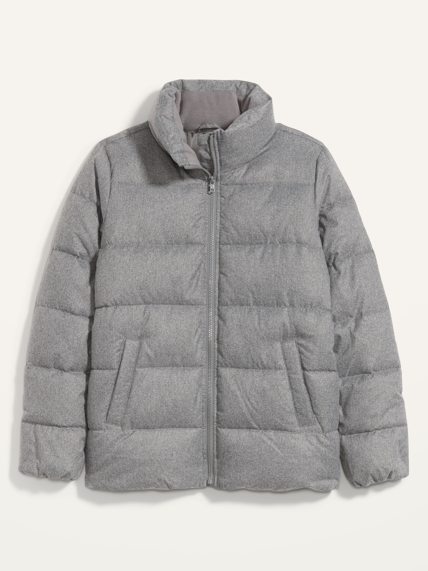 Frost-Free Textured Puffer Zip Jacket for Women | Old Navy