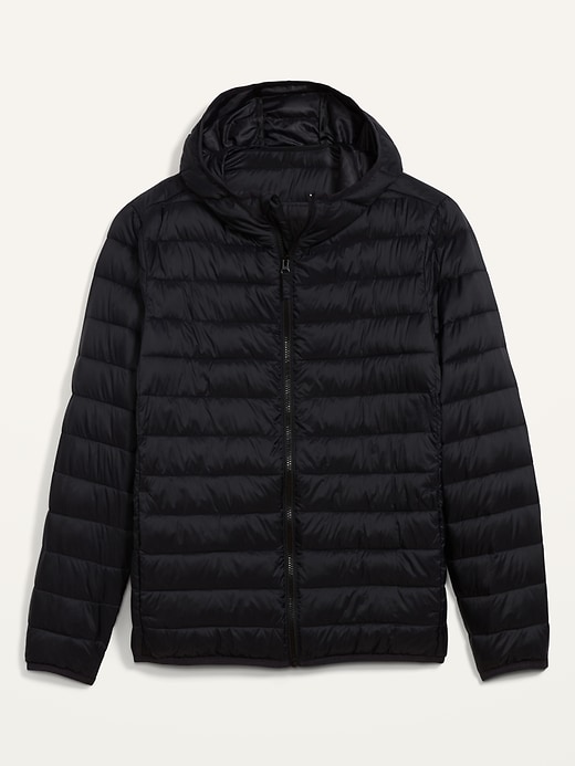 Image number 4 showing, Water-Resistant Hooded Narrow-Channel Puffer Jacket