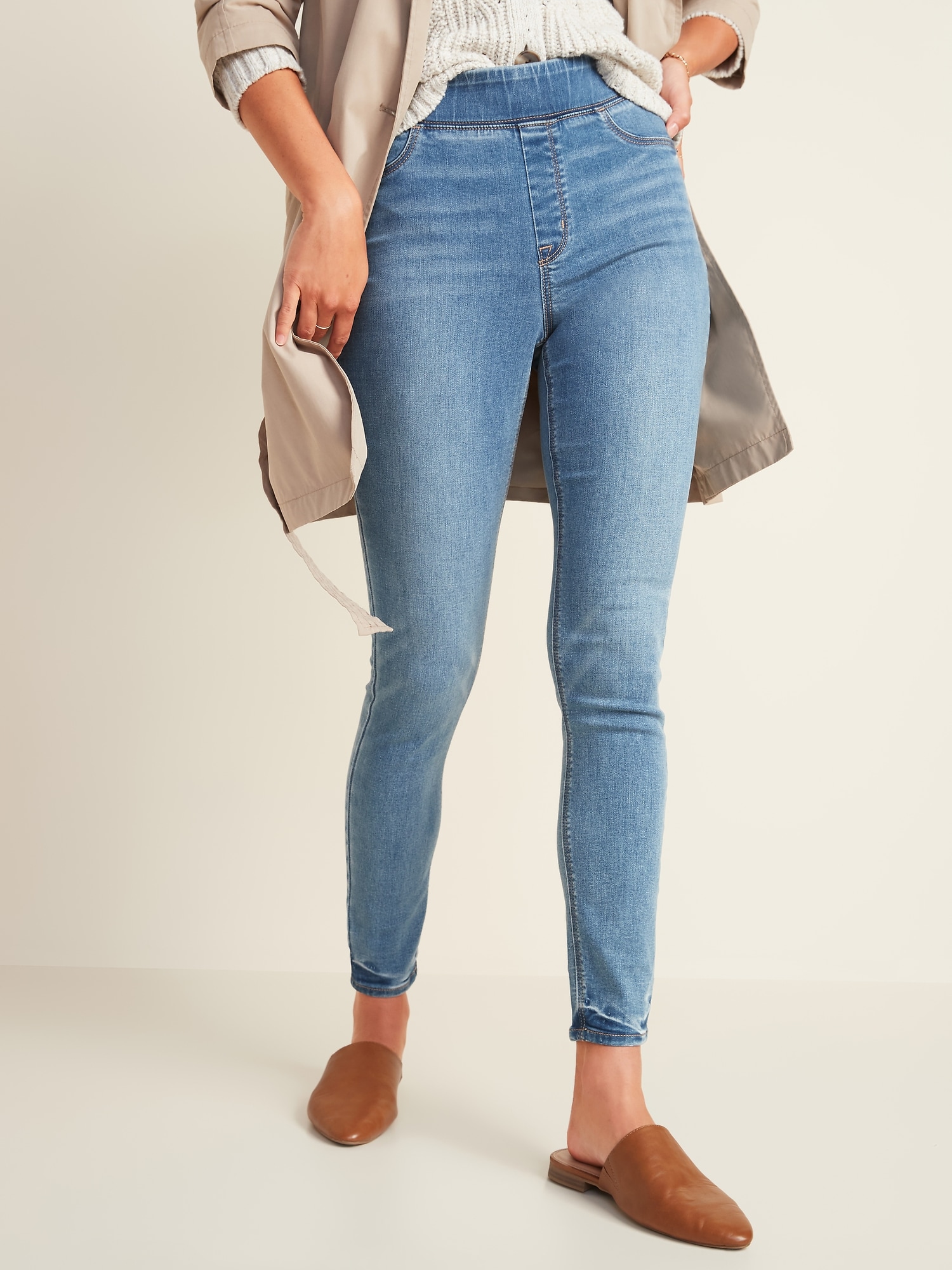 old navy womens pull on jeans
