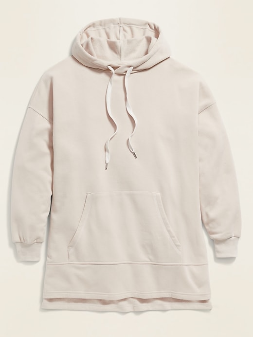 View large product image 2 of 2. Oversized French Terry Pullover Hoodie for Women