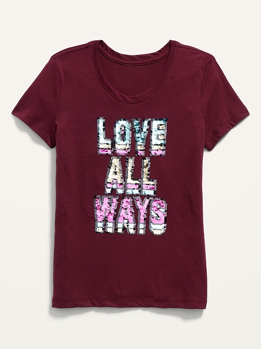 Old Navy Flippy-Sequin Graphic Tee for Girls. 1