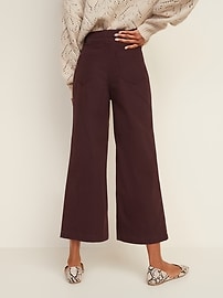 old navy wide leg chinos