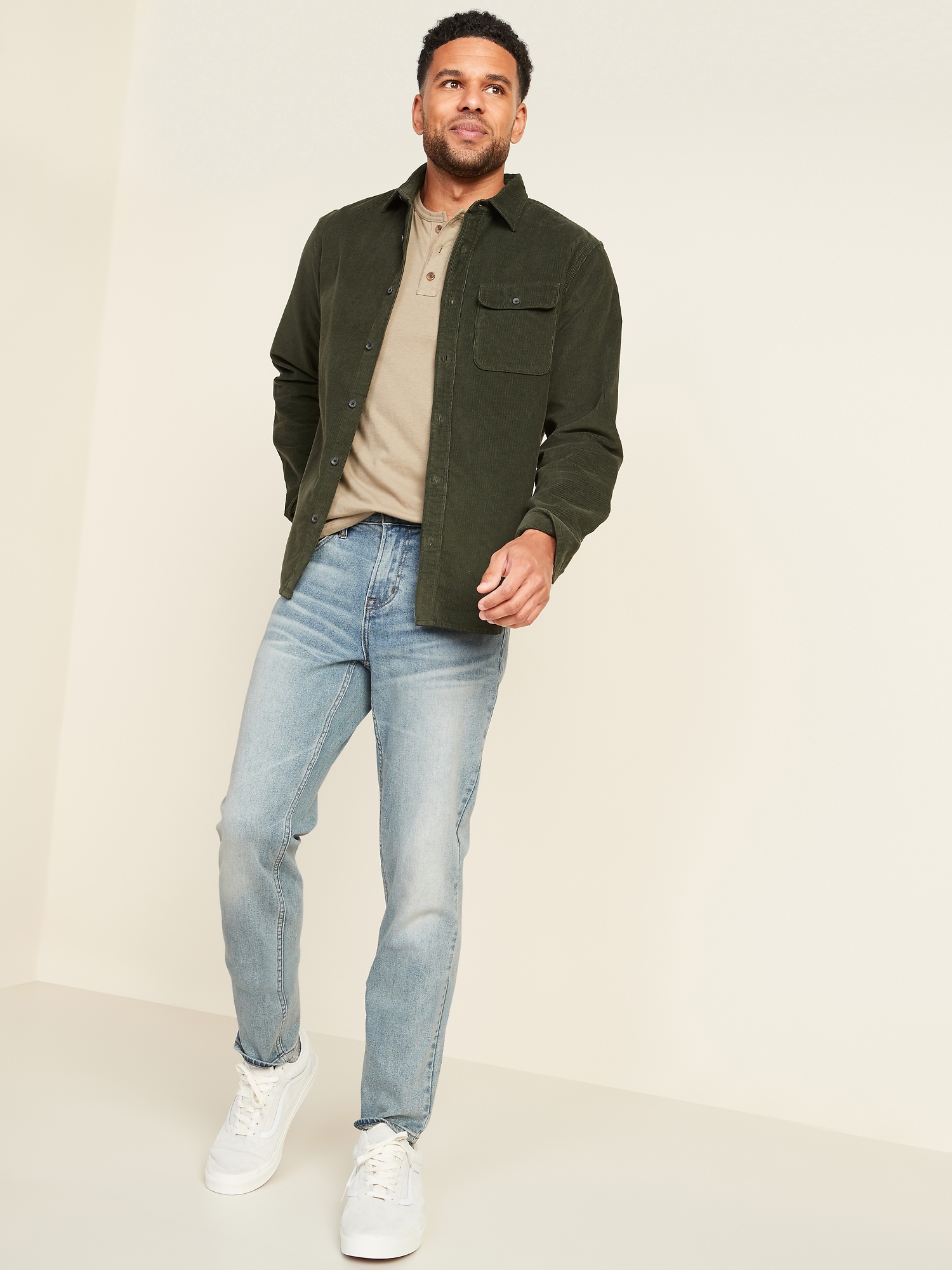 old navy tapered jeans