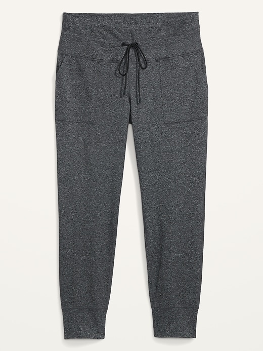 High-Waisted CozeCore Plus-Size Jogger Sweatpants