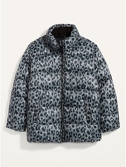 ジャケット TrueNature leopard-print puffer jacket TrueNature leopard-print puffer jacket in green - Adidas By