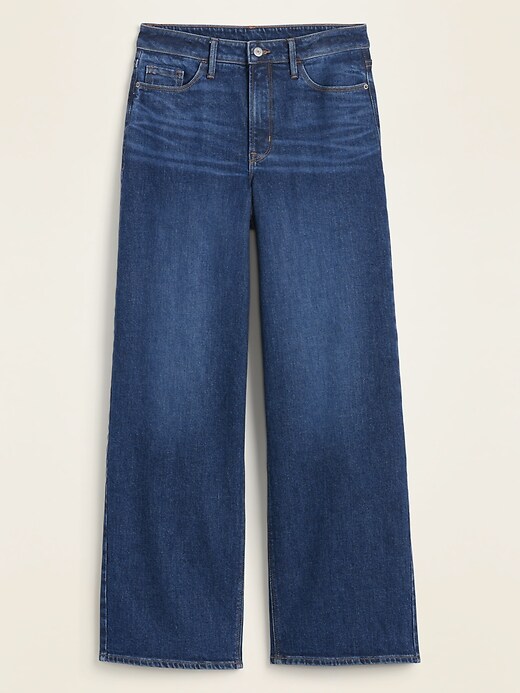 Image number 4 showing, Extra High-Waisted Wide-Leg Jeans for Women
