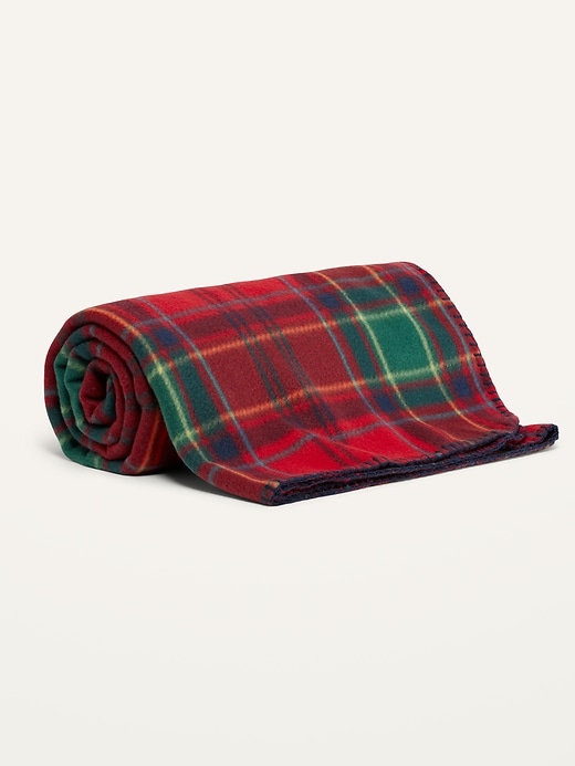 View large product image 1 of 1. Cozy Patterned Performance Fleece Blanket