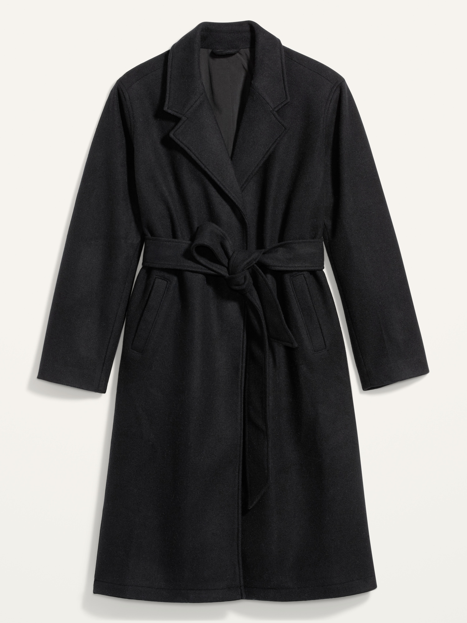 Oversized Soft-Brushed Plus-Size Coat