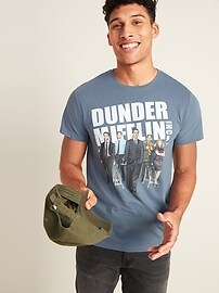 View large product image 3 of 3. The Office&#153 "Dunder Mifflin, Inc." Graphic Gender-Neutral Tee for Adults