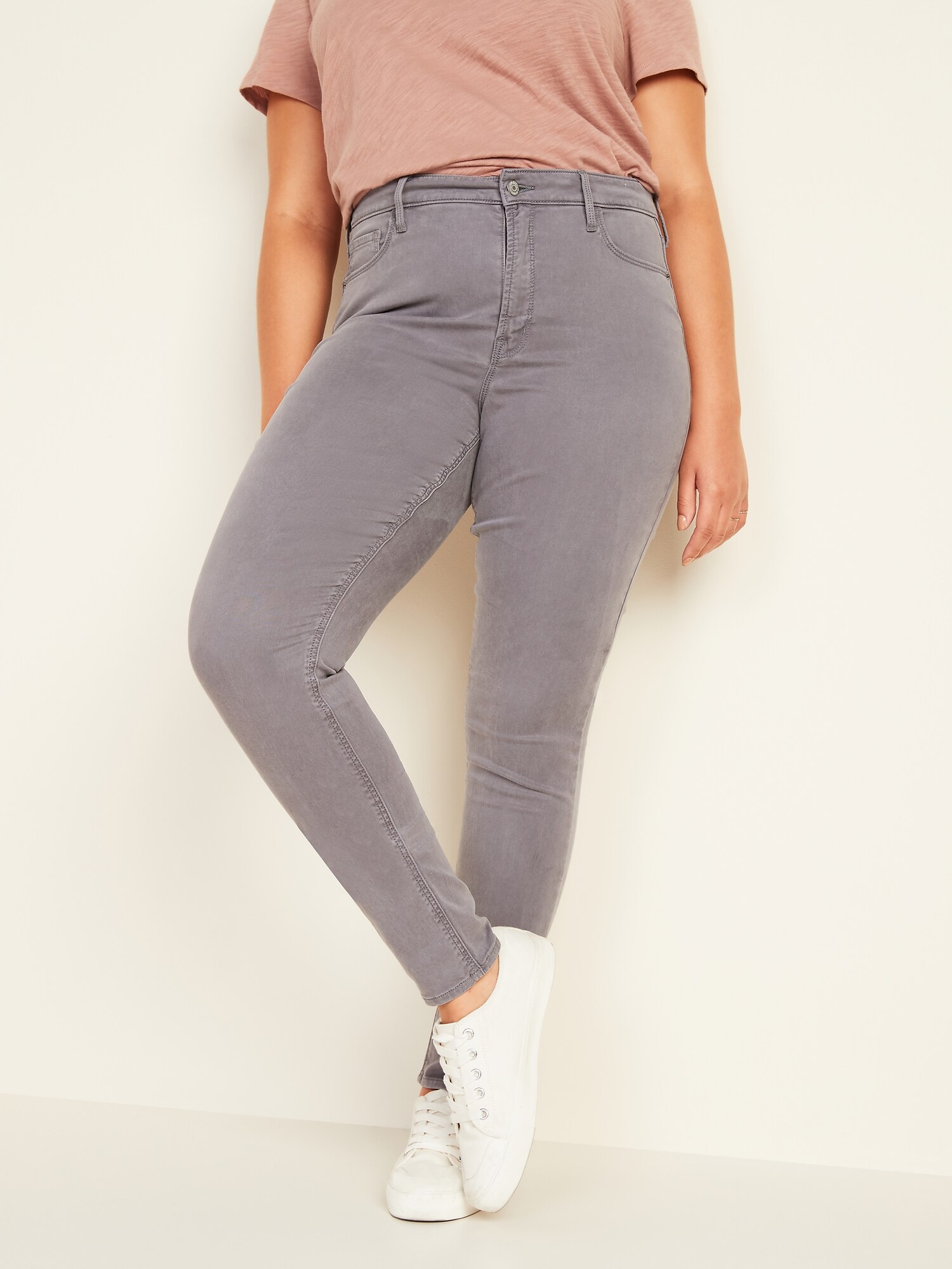 Tall 9 High-Rise Skinny Sateen Jeans