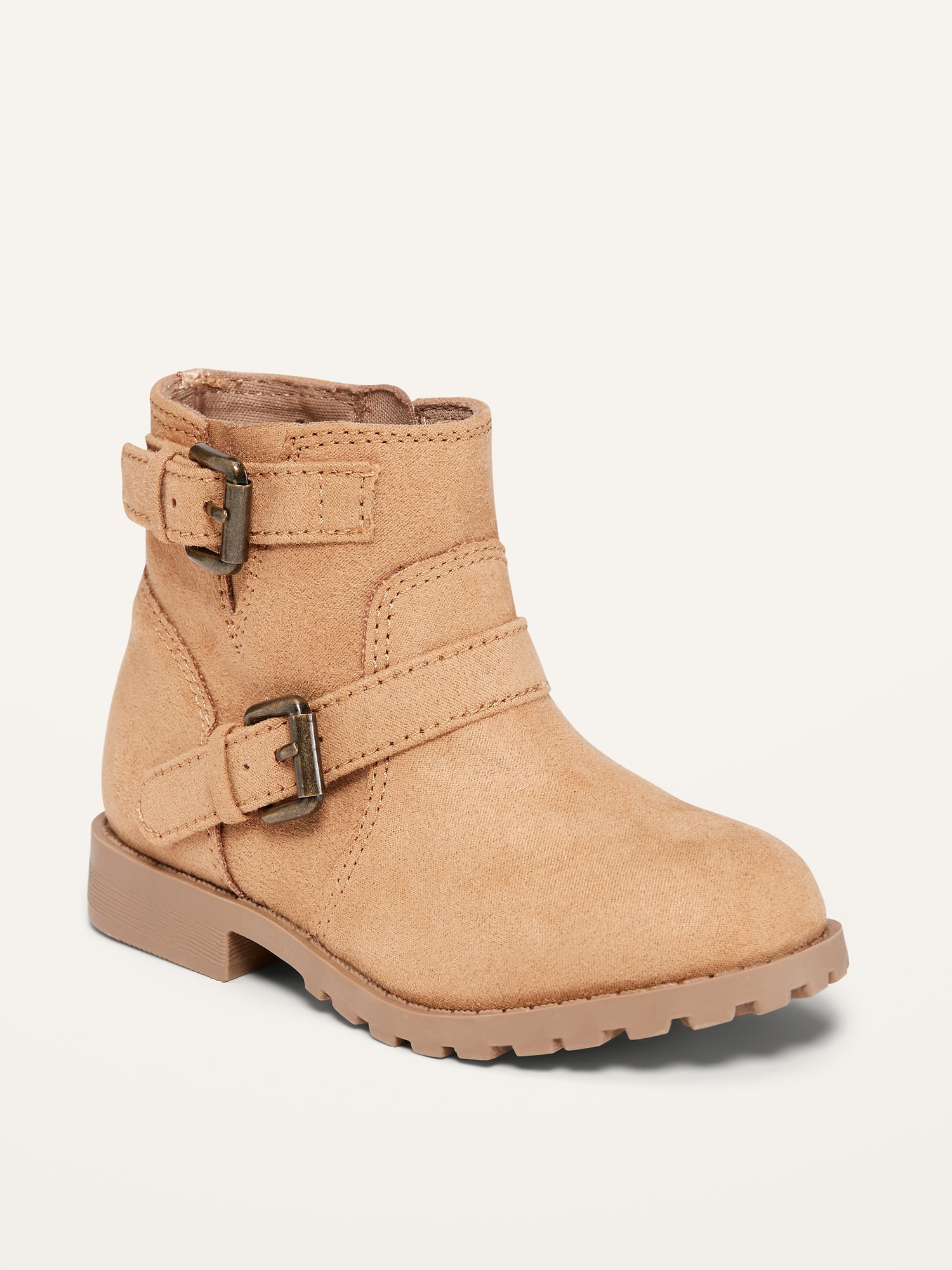 suede moto boots