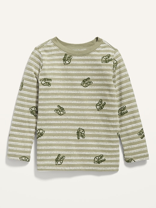 View large product image 1 of 1. Unisex Printed Long-Sleeve Tee for Toddler