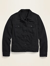 View large product image 3 of 3. Black Jean Jacket for Women
