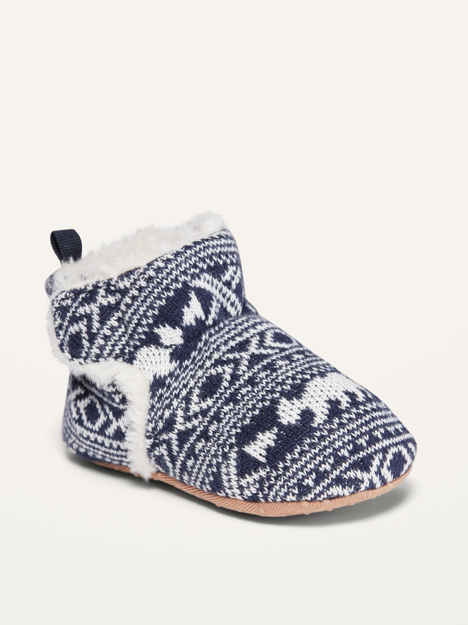Unisex Fair Isle Booties for Baby | Old Navy