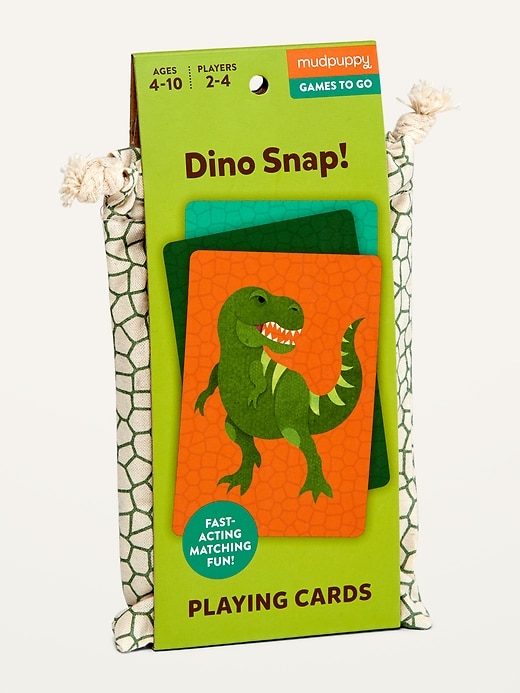 View large product image 1 of 1. Mudpuppy&#153 Dino Snap! Playing Cards to Go for Kids