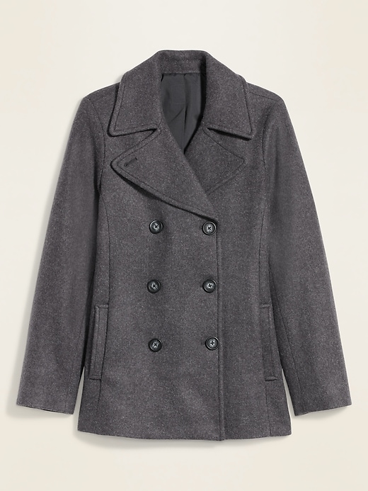 Old Navy Soft-Brushed Peacoat for Women. 1