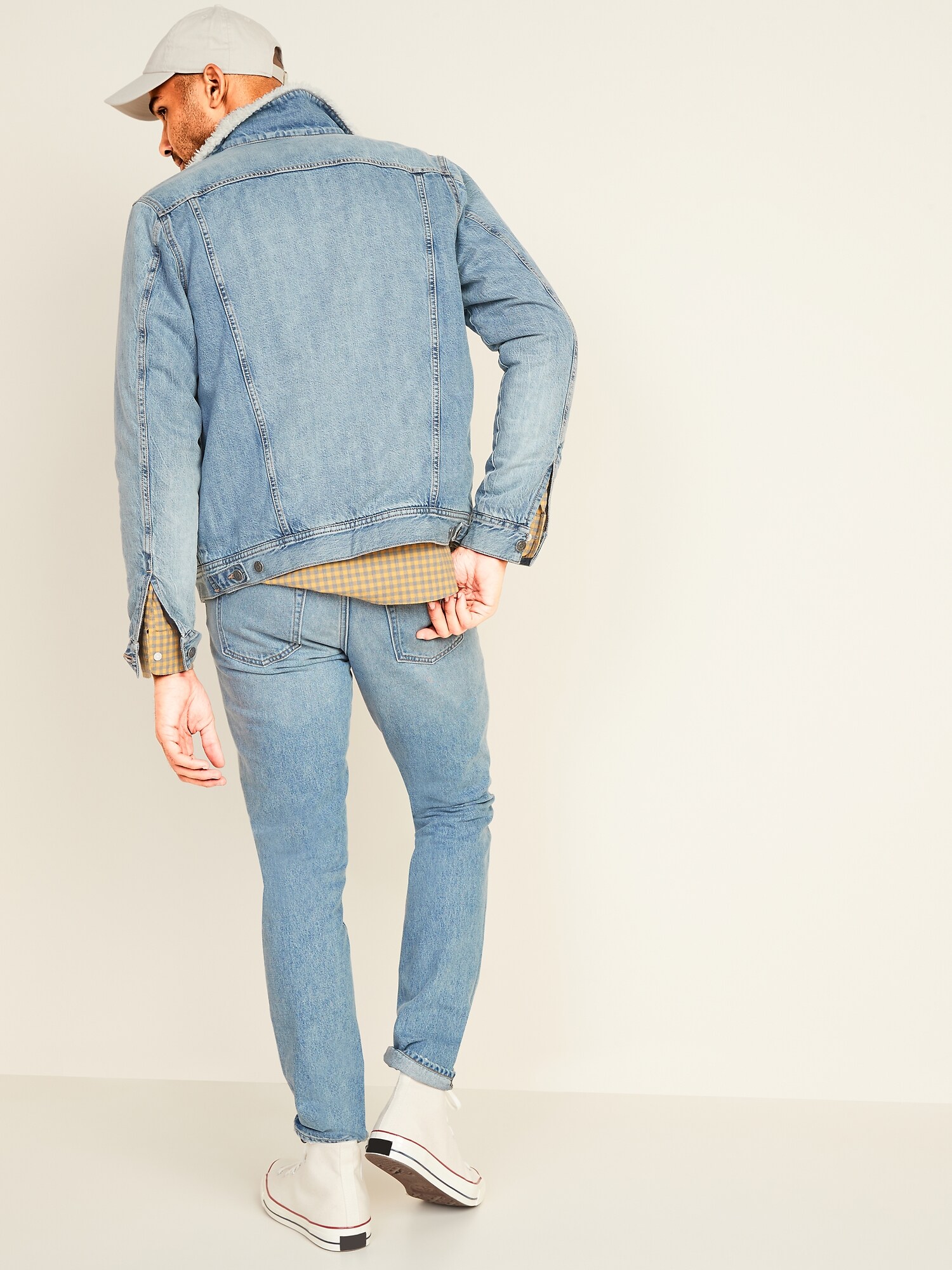 Slim Light-Wash Rigid Non-Stretch Jeans for Men | Old Navy