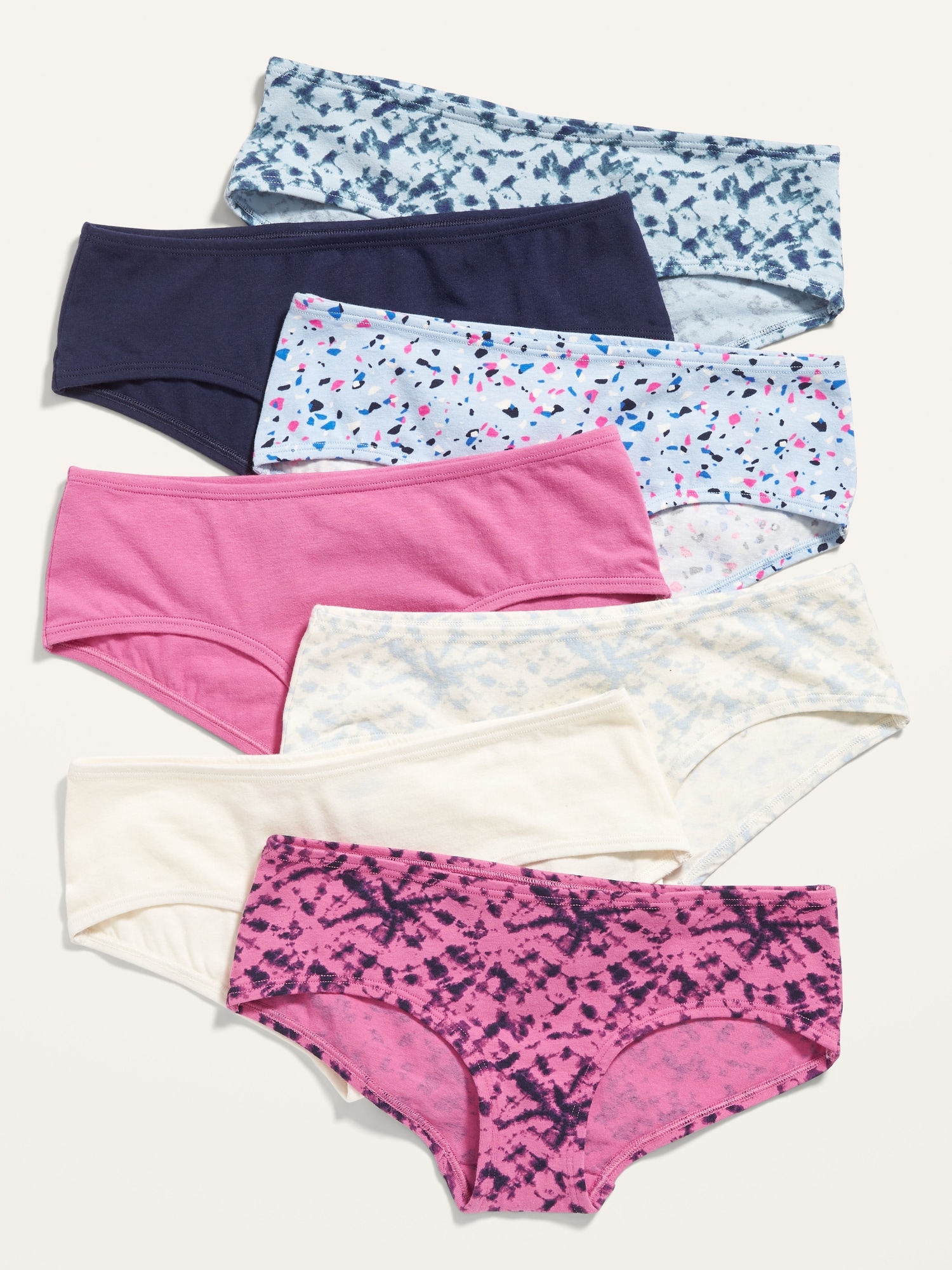 Printed 7-Pack Hipster Underwear for Girls