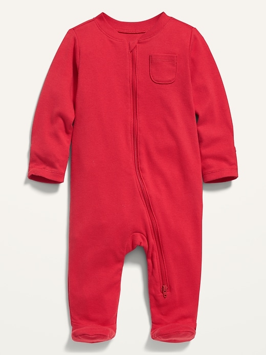 View large product image 1 of 2. Unisex Sleep & Play Footed One-Piece for Baby