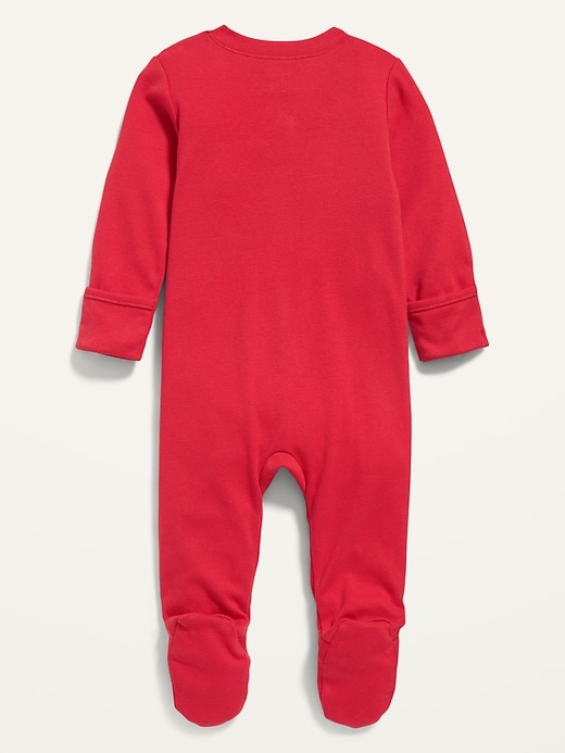 View large product image 2 of 2. Unisex Sleep & Play Footed One-Piece for Baby