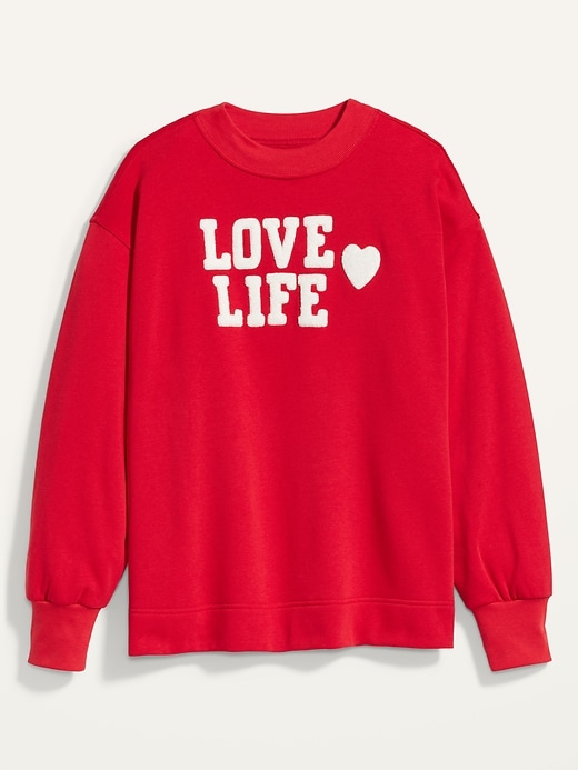 old navy love sweatshirt