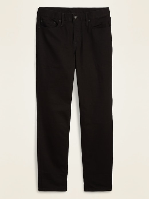 Image number 4 showing, Athletic Taper Built-In Flex Never-Fade Black Jeans