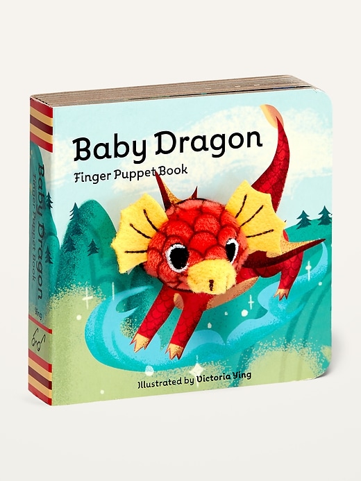View large product image 1 of 1. "Baby Dragon Finger Puppet Book" Board Book for Toddler & Baby