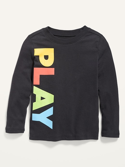 View large product image 1 of 1. Unisex Graphic Long-Sleeve Tee for Toddler