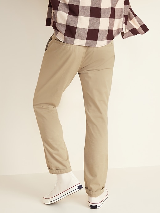 View large product image 2 of 3. Straight Uniform Non-Stretch Chino Pants
