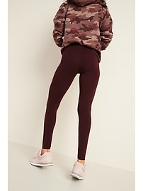 View large product image 3 of 3. High-Waisted Jersey Leggings For Women