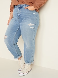 old navy high waisted boyfriend jeans