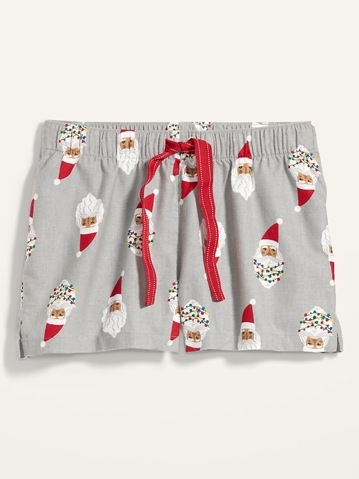 View large product image 1 of 2. Patterned Flannel Boxer Pajama Shorts -- 2.5-inch inseam