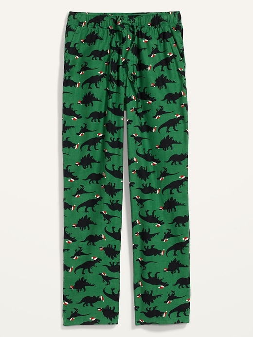 View large product image 2 of 2. Printed Flannel Pajama Pants